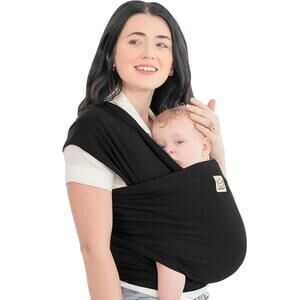 NIB KeaBabies All in 1 Baby Original Wrap Carrier, Trendy Black, One Size